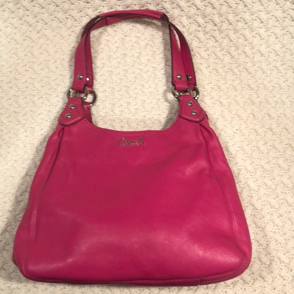 Pink Coach Purse - Picture 2 of 8